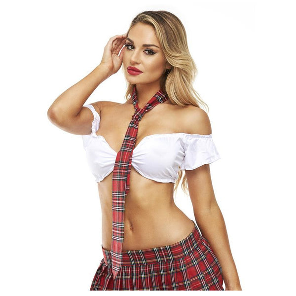 Teachers Pet Sexy Schoolgirl Tie Top