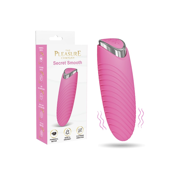 Full Circle The Pleasure Company Secret Smooth 3.8 Inch Vibrator