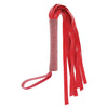 Sex And Mischief Sparkle Flogger - Colour: red