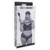 Sportsheets Sex and Mischief Brat Kit - Colour: black with rose gold metal accents