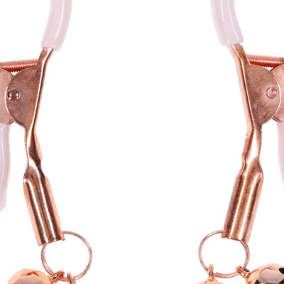 Sportsheets Sex And Mischief Peaches N CreaMe Bell Nipple Clamps