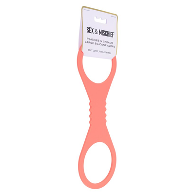 Sportsheets Sex And Mischief Peaches n CreaMe Large Silicone Cuffs