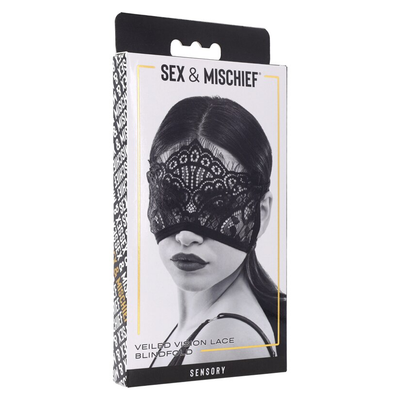 Sportsheets Sex And Mischief Veiled Vision Lace Blindfold