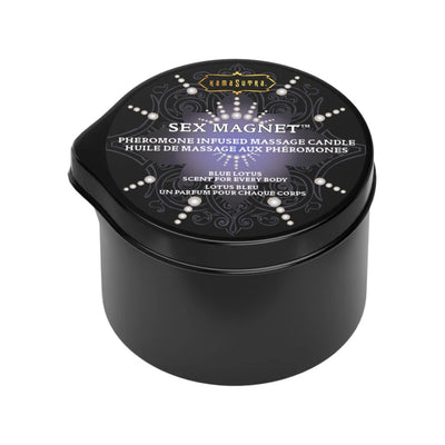 Kama Sutra Products Sex Magnet Blue Lotus Pheromone Massage Candle 59 g