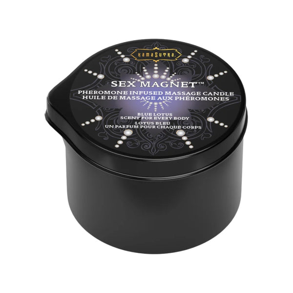 Kama Sutra Products Sex Magnet Blue Lotus Pheromone Massage Candle 59 g
