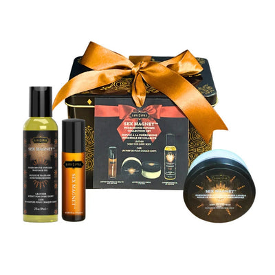 Kama Sutra Products SEX MAGNET Pheromone Leather Gift Set