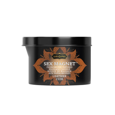 Kama Sutra Products SEX MAGNET Leather Pheromone Massage Candle 170 g