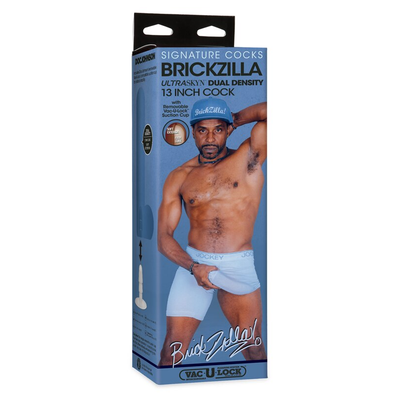 Doc Johnson Signature Cocks Brickzilla 13 Inch ULTRASKYN Cock with Removable Vac-U-Lock Suction Cup