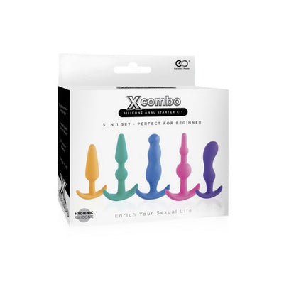 Excellent Power X-Combo Silicone Butt Plug Kit 5 in 1 Set