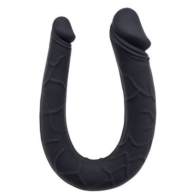 Seven Creations Silicone Double Mini Dildo - Colour: Black