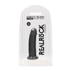Real Rock Silicone Dual Density Dildo Without Balls 6 Inch