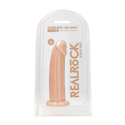 Real Rock Silicone Dual Density Dildo Without Balls 9 Inch