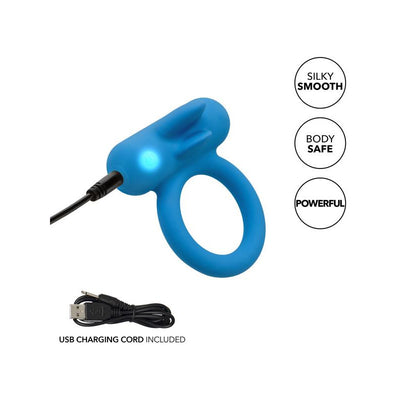 CalExotics Silicone Rechargeable Double Trouble Couples Enhancer