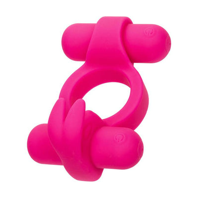 CalExotics Jack Rabbit Silicone Rechargeable Rockin' Rabbit Couples Enhancer