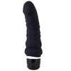 Seven Creations Silicone Thick Classic Rechargeable Vibrator - Colour: Black
