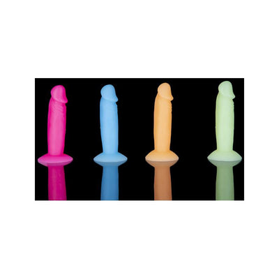 BMS Factory Silly Willy 3.5 Inch Mini Dongs Glow in the Dark Display of 12