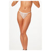 Seven Til Midnight Single Thong Panty With Pearl Back Detail 11503 - Colour: WHITE | Size: L