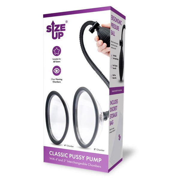 Size Up Classic Pussy Pump with 2 Chambers