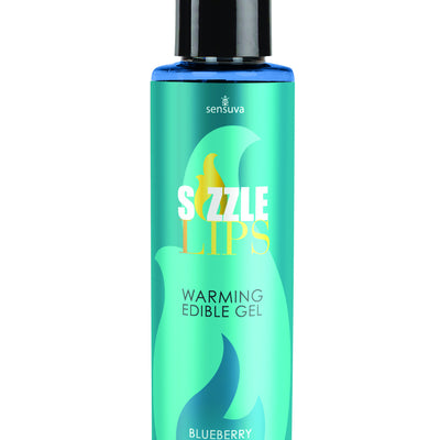 Sensuva Sizzle Lips Warming Gel Blueberry Ice Pop