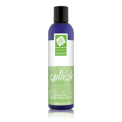 Sliquid Balance Splash Honeydew and Cucumber Gentle Feminine Wash 8.5 oz