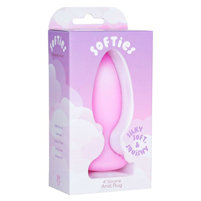 BMS Factory Softies Dual Layer Anal Plug - Colour: Pink