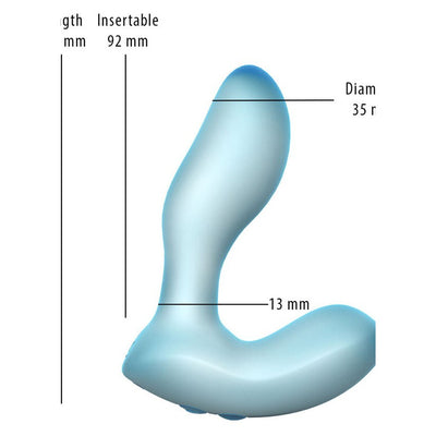 BMS Factory Softies Dual Layer Anal Vibe - Colour: Blue