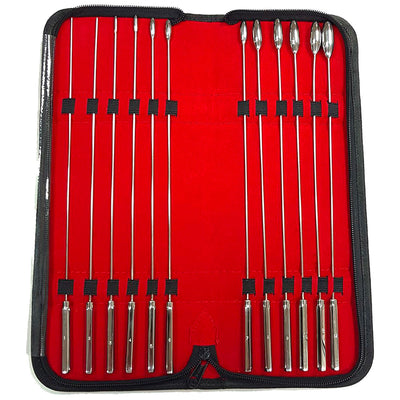 Rouge Stainless Steel 12 Piece Rosebud Dilator Set