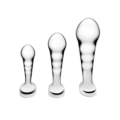 B-Vibe Stainless Steep P-Spot Training Set