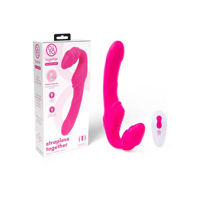 Together Strapless Together Remote-Controlled Strap-On Vibrator