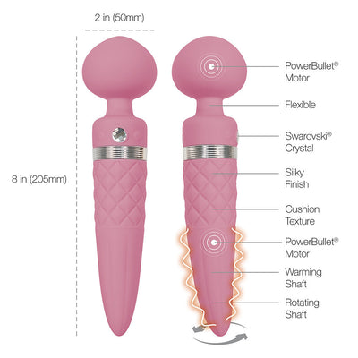BMS Factory Sultry Dual-Purpose Massager with Swarovski Crystal