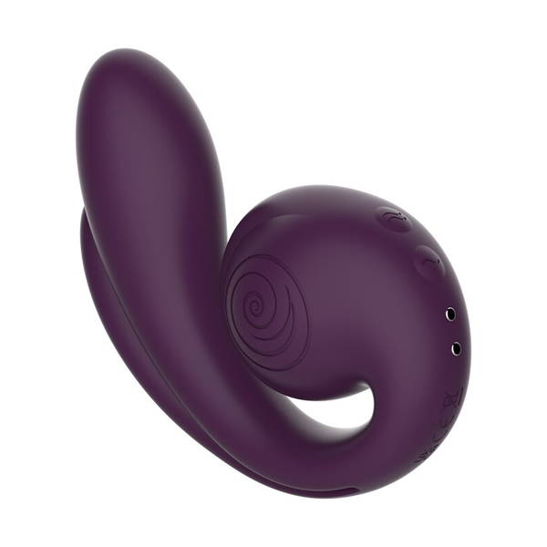 SVibe Snail Gizi Pro Wearable Triple Stimulation Vibrator - Colour: Grape