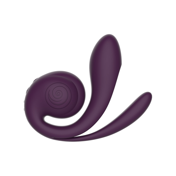 SVibe Snail Gizi Pro Wearable Triple Stimulation Vibrator - Colour: Grape
