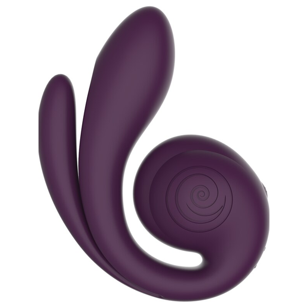 SVibe Snail Gizi Pro Wearable Triple Stimulation Vibrator - Colour: Grape