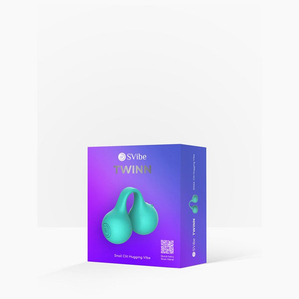 SVibe Snail TWINN Finger Vibrator App Enabled - Colour: Teal