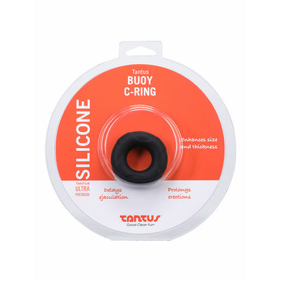 Tantus Buoy C-Ring Medium Onyx