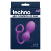 NS Novelties Techno Bop App Controlled Silicone Vibrator