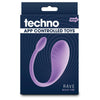 NS Novelties Techno Rave Insertable App-Controlled Silicone Vibrator