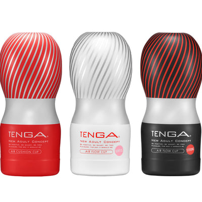 TENGA Air Cushion Cup Masturbator - Colour: Red