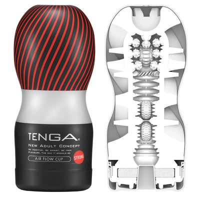 TENGA Air Cushion Cup Masturbator - Colour: Red