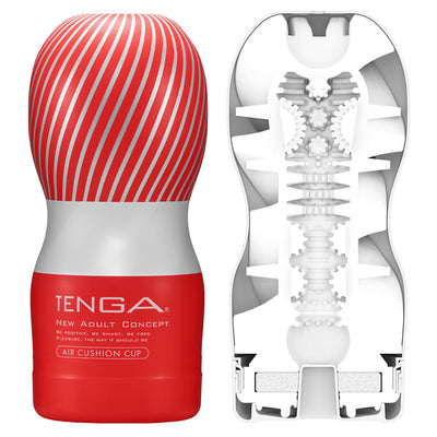TENGA Air Cushion Cup Masturbator - Colour: Red