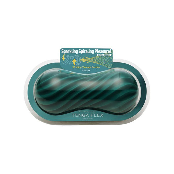 TENGA Flex Male Masturbator - Colour: Green