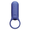 Tenga Pairing+ Rechargeable Waterproof Vibrating Couples Ring - Colour: Indigo