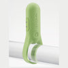 Tenga Pairing+ Rechargeable Waterproof Vibrating Couples Ring - Colour: Lime