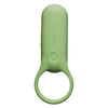 Tenga Pairing+ Rechargeable Waterproof Vibrating Couples Ring - Colour: Lime