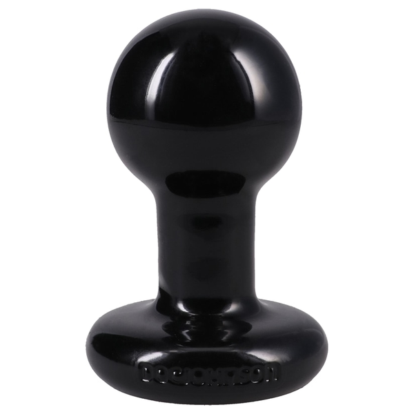 Doc Johnson The Classic Round Butt Plug - 3 Piece Set - Colour: Black