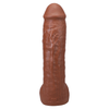 Doc Johnson Vac U Lock The Realistic Cock With Removable Vac-U-Lock Suction Cup ULTRASKYN 12 Inch - Colour: Caramel