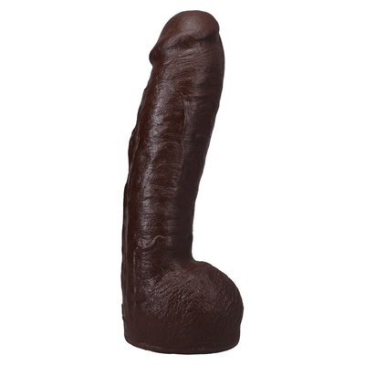 Doc Johnson Vac U Lock The Realistic Cock With Removable Vac-U-Lock Suction Cup ULTRASKYN 12 Inch - Colour: Chocolate