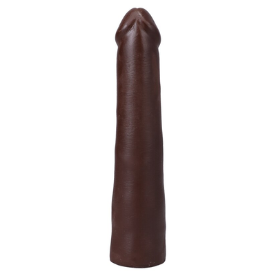 Doc Johnson Vac U Lock The Realistic Cock With Removable Suction Cup ULTRASKYN 9 Inch - Colour: Chocolate