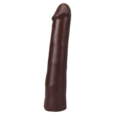 Doc Johnson Vac U Lock The Realistic Cock With Removable Suction Cup ULTRASKYN 9 Inch - Colour: Chocolate