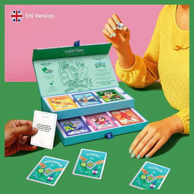 Biird Together Conversation Game for Couples 180 Cards with Dice